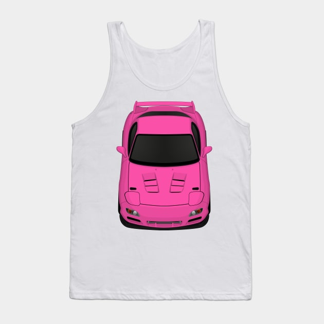 RX7 Pink Tank Top by VENZ0LIC